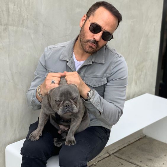 Celebrities with French Bulldogs Jeremy Piven