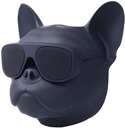 Dubbs Hardware - Stylin' Bulldog Speaker! 8W Wireless Portable Bluetooth Speaker Stereo - French Bulldog Speaker for Phone, Computer, Tablet - Cool Uniqu